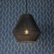 Elise 1 Light 16 inch Matte Black Indoor Pendant Ceiling Light